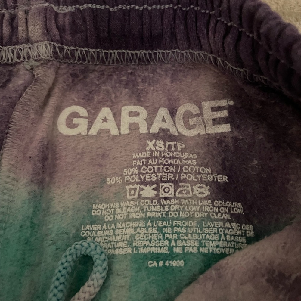 Garage Tie Dye sweatpants size XS - Picture 2 of 3